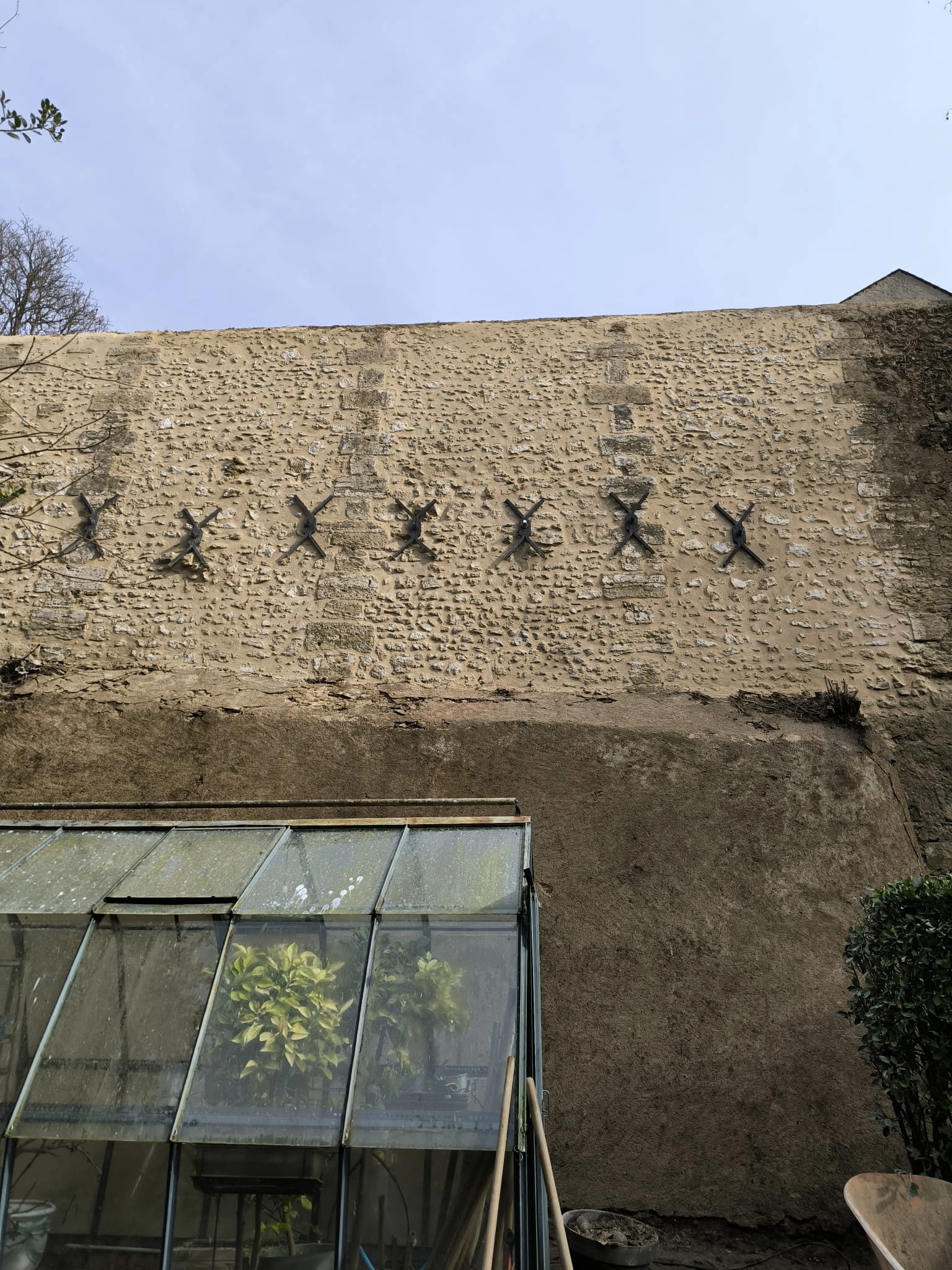 Maçonnerie mur Vernou sur Brenne
