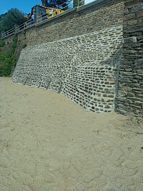 mur soutènement pornic