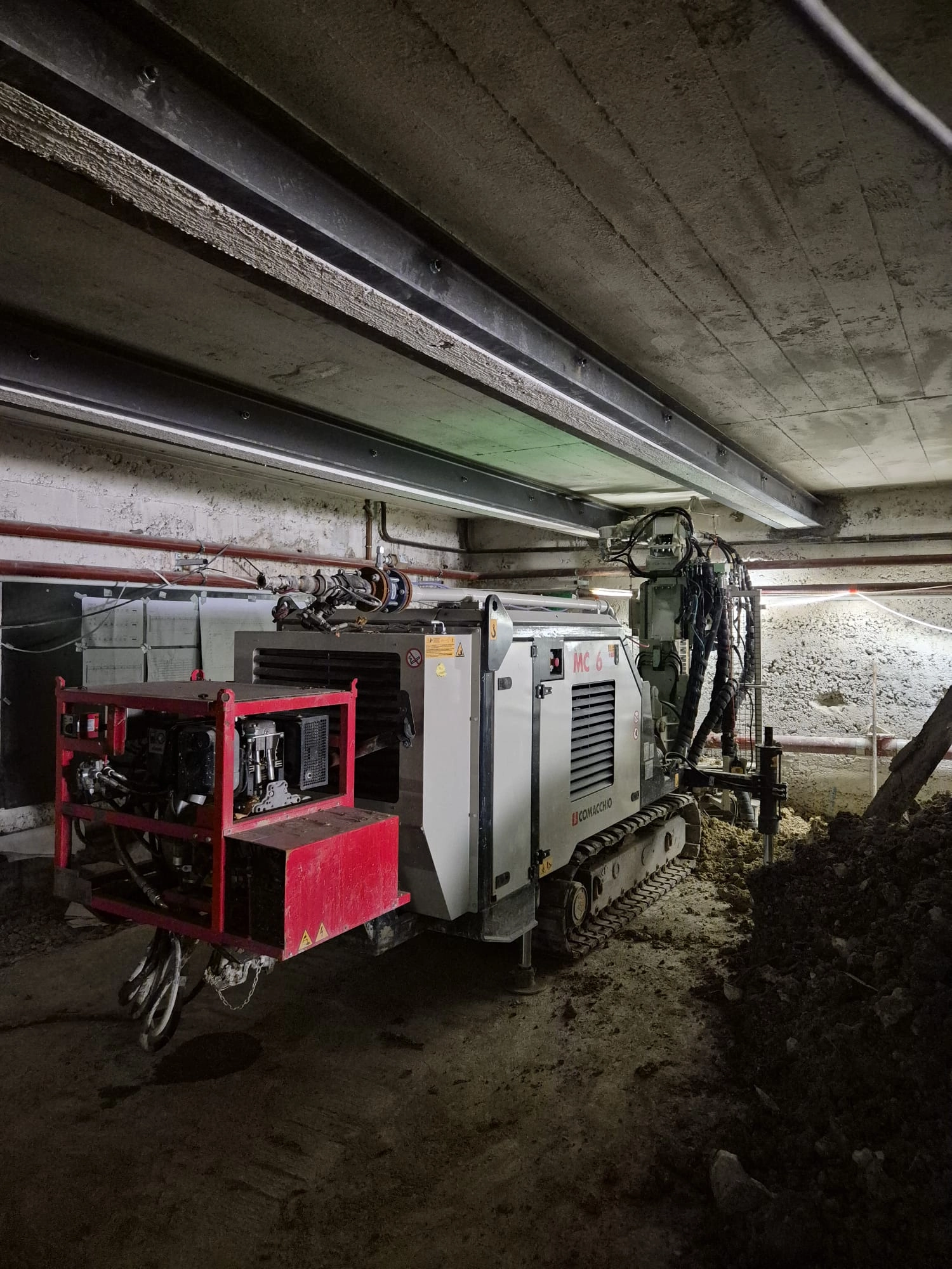 Forage micropieux - Ecole Méhul