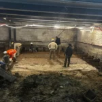 Ferraillage pour coulage dalle - Ecole Méhul