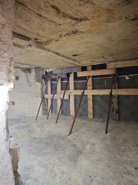 Comblement de cave 